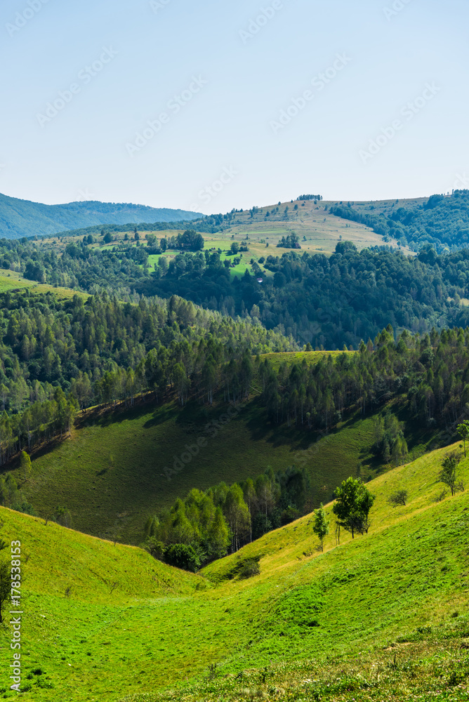Beautiful view in Apuseni Mountaims, Romania