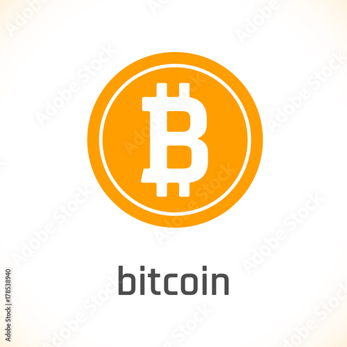 Bitcoin icon. vector illustration