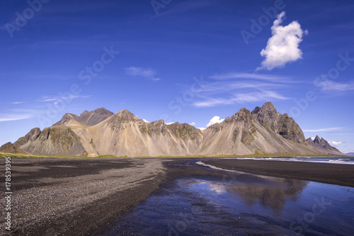 View to the famous Vestrahorn