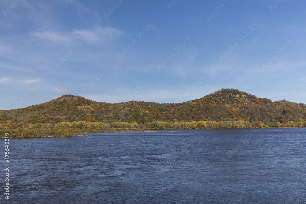 Mississippi River In Autumn