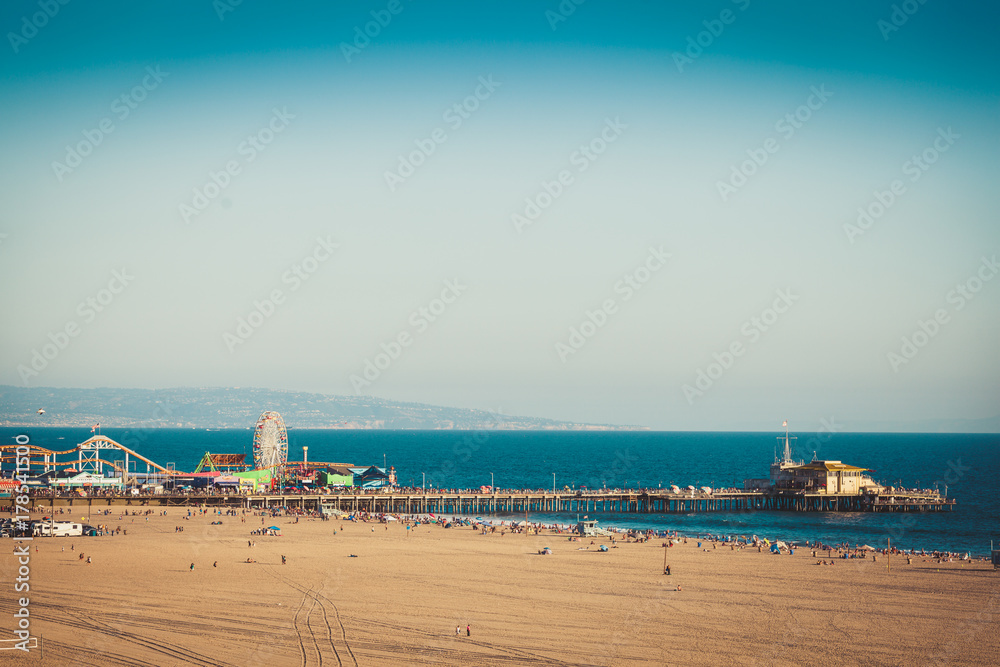 Santa Monica pier in California