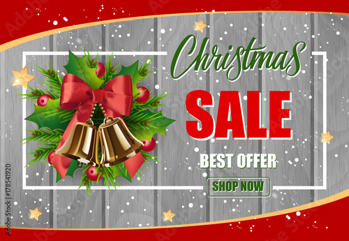 Christmas Sale Best Offer Lettering in Frame