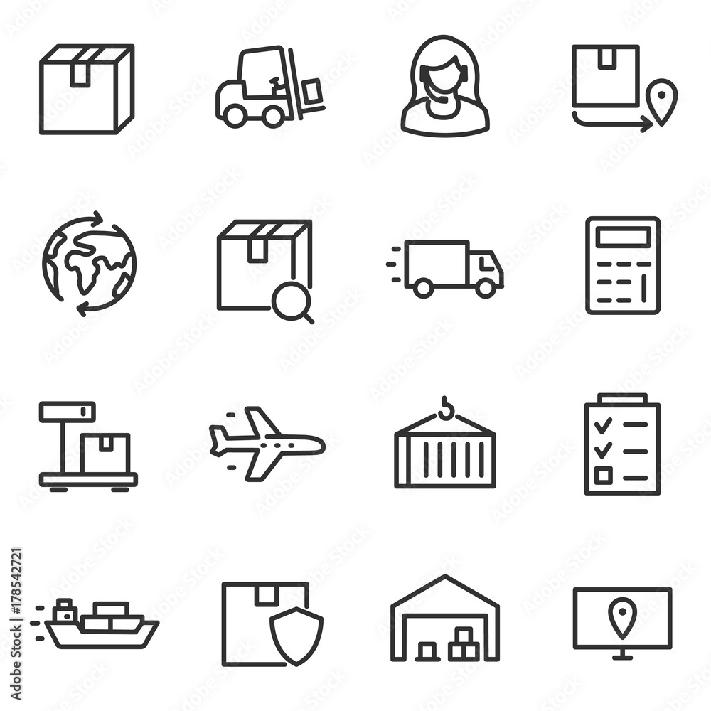 Logistics Icons