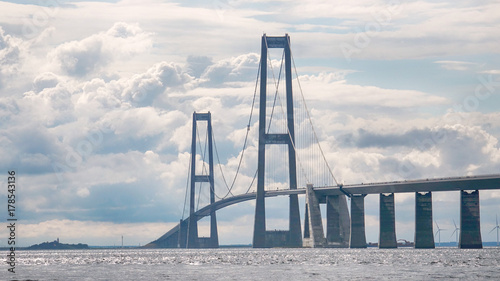 Big Belt Bridge multi-element fixed link crossing between the Danish islands