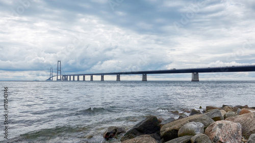 Big Belt Bridge multi-element fixed link crossing between the Danish islands © Rashevskyi Media