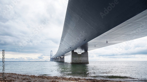 Big Belt Bridge multi-element fixed link crossing between the Danish islands © Rashevskyi Media
