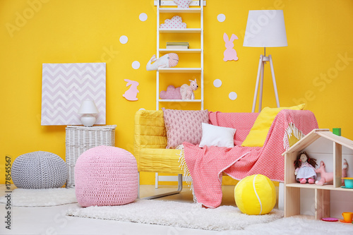 Beautiful interior of child...
