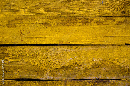 Wallpaper Mural  dirty yellow wood texture Torontodigital.ca
