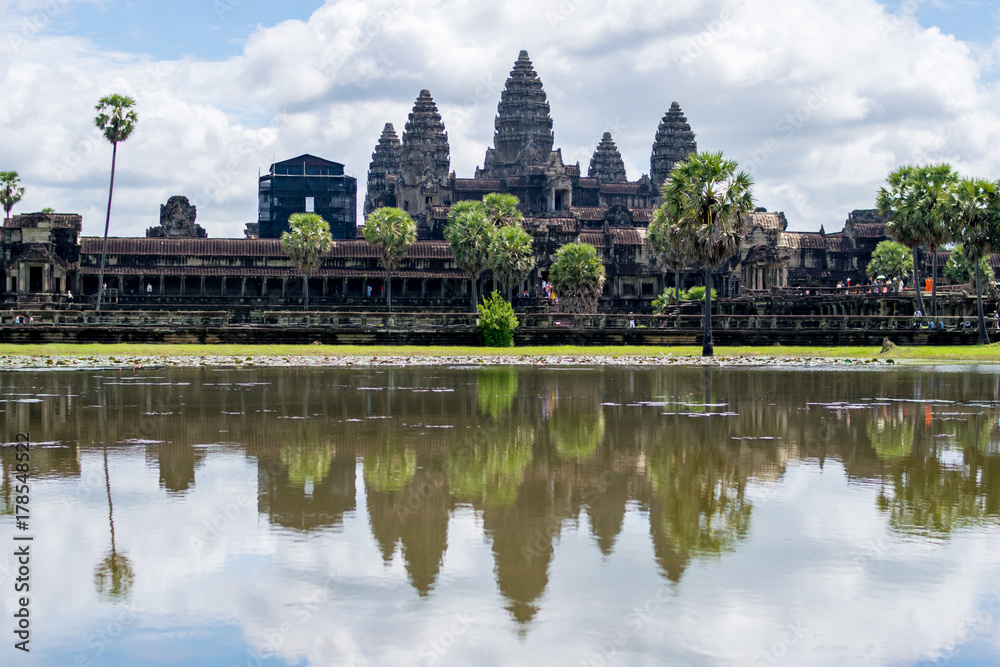 landscape of angkor wat,cambodia