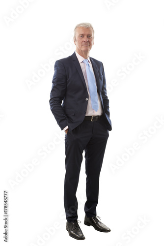 Successful in the business. Senior businessman portrait.  © sepy