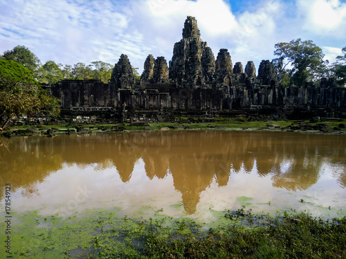 landscape of angkor wat,cambodia