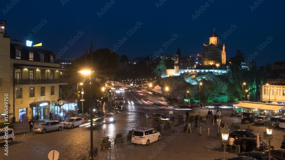 4K Timelapse video of night scene of transportation 4K Timelapse video of night scene of transportation