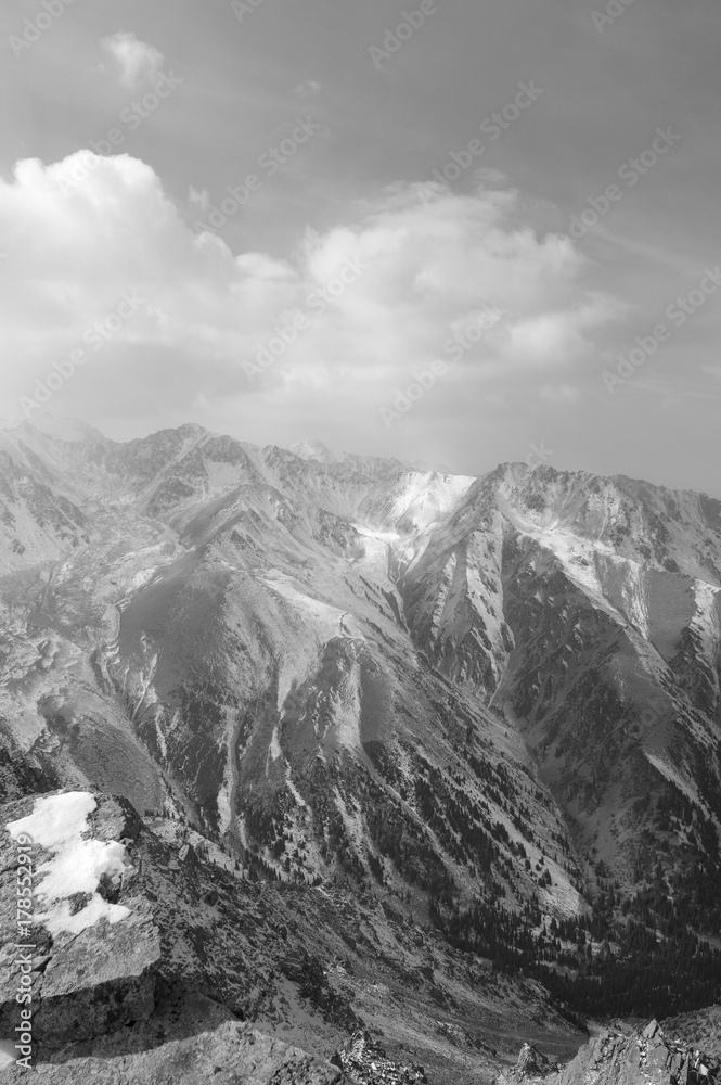 snow,  mountain,  landscape,  winter,  sunrise,  land,  beauty,  nature,  forest,  sky,  north,  side,  tibet,  everest,  came,  autumn,  mountains,  background,  sun,  clouds,  trees,  panorama,  tra