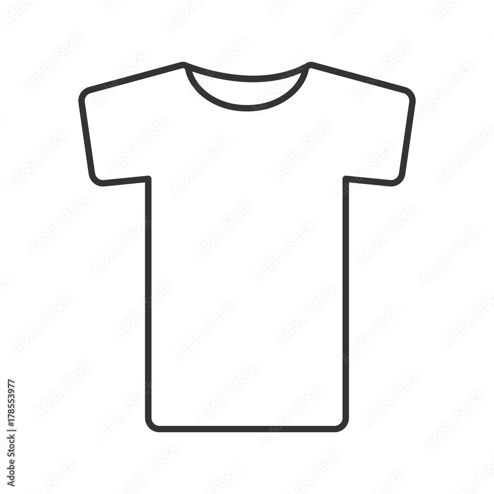 T-shirt linear icon T-shirt linear icon