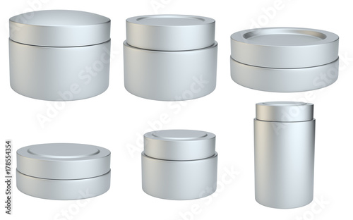 Blank cosmetic package container