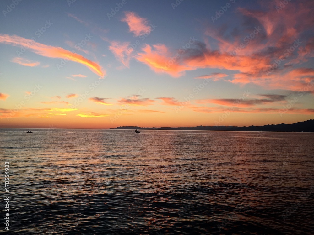 Obraz premium Sunrise in Viareggio
