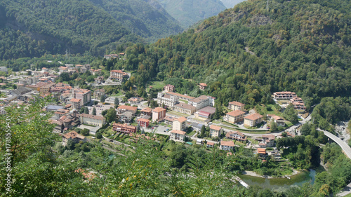 Panorama della Val Sesia in Piemonte