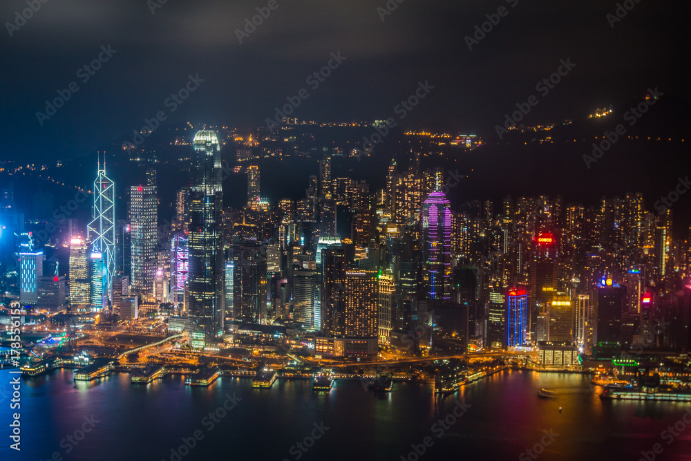 View of Hong Kong Skyline
