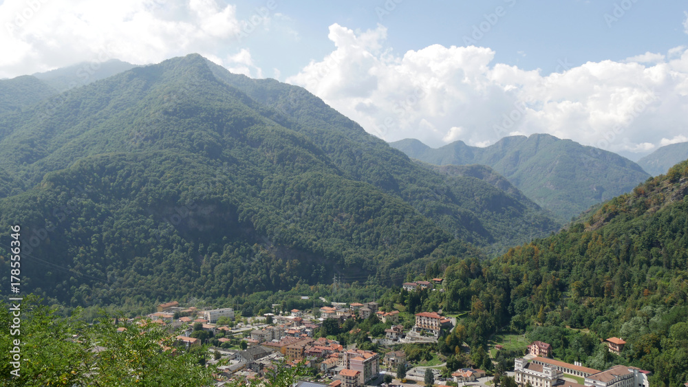 Panorama della Val Sesia in Piemonte