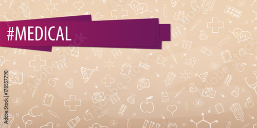 Medical background. Medical care. Health care. Vector medicine illustration.