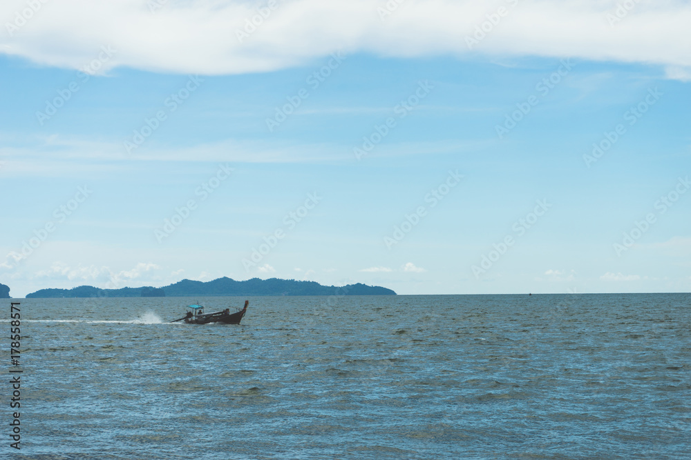 Fototapeta premium colorful at the sea landscape