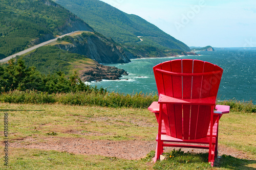 Fototapeta place to relax on Cabot Trail