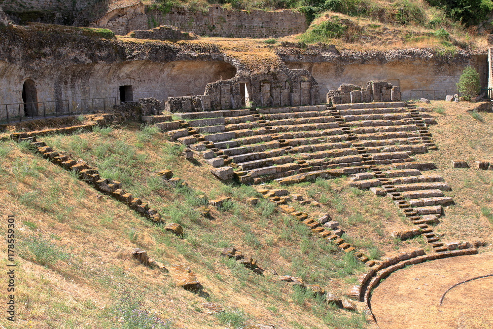 Roman Amphitheater - Volterra - Tuscany - Italy