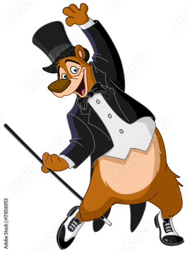 Tap dancer bear