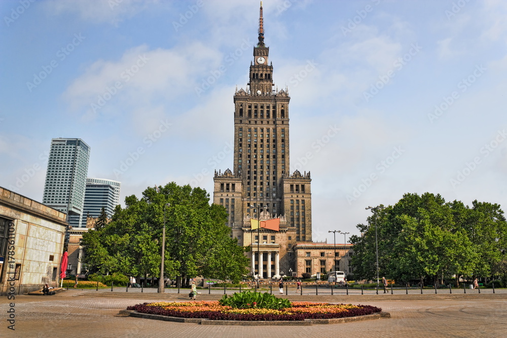 Fototapeta premium Warszawa, centrum miasta