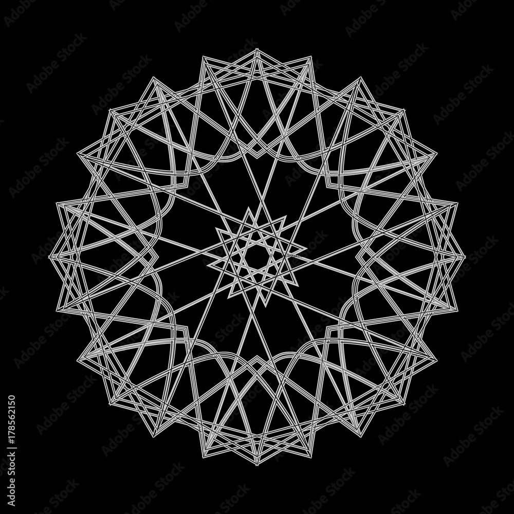 Geometric set stars and flowers for gifts and holidays pattern vector EPS10 Geometric set stars and flowers for gifts and holidays pattern vector EPS10