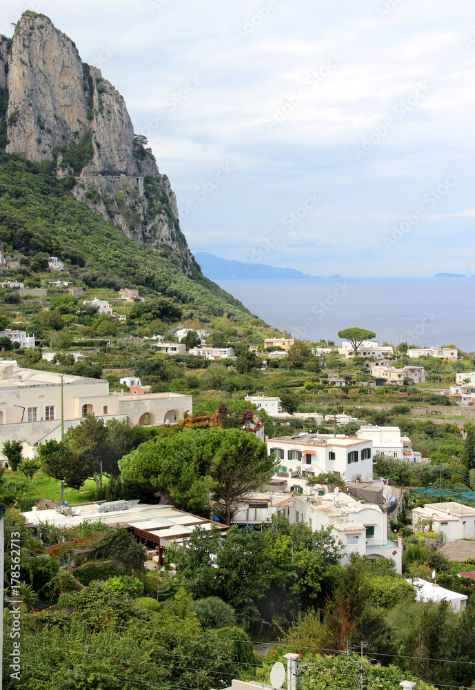 Beautiful view of Anacapri, Campania, Italy