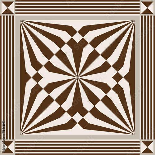 Seamless texture or background with geometric patterns 15 brown