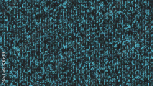 Developer Programming Code.Javascript Abstract Computer Script - Random Parts of Program Code