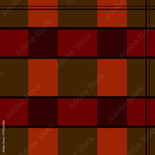 Seamless pattern scotch fabric