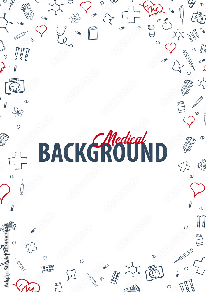 Medical background. Medical care. Health care. Vector medicine illustration. Medical background. Medical care. Health care. Vector medicine illustration.