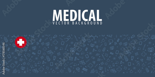 Medical background. Medical care. Health care. Vector medicine illustration.
