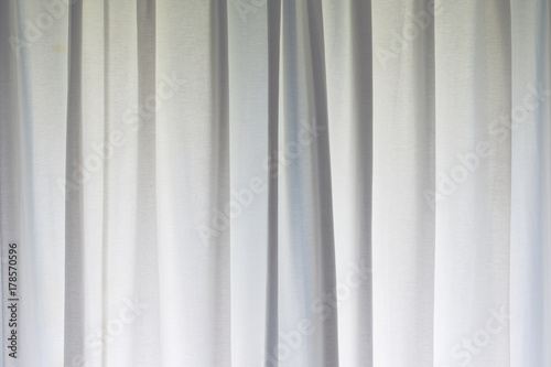 white striped curtain background on window