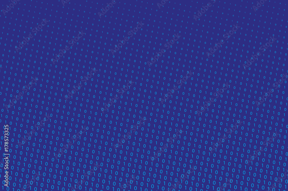 Random numbers 0 and 1. Background in a matrix style. Binary code pattern Abstract digital backdrop. Vector illustration Random numbers 0 and 1. Background in a matrix style. Binary code pattern Abstract digital backdrop. Vector illustration