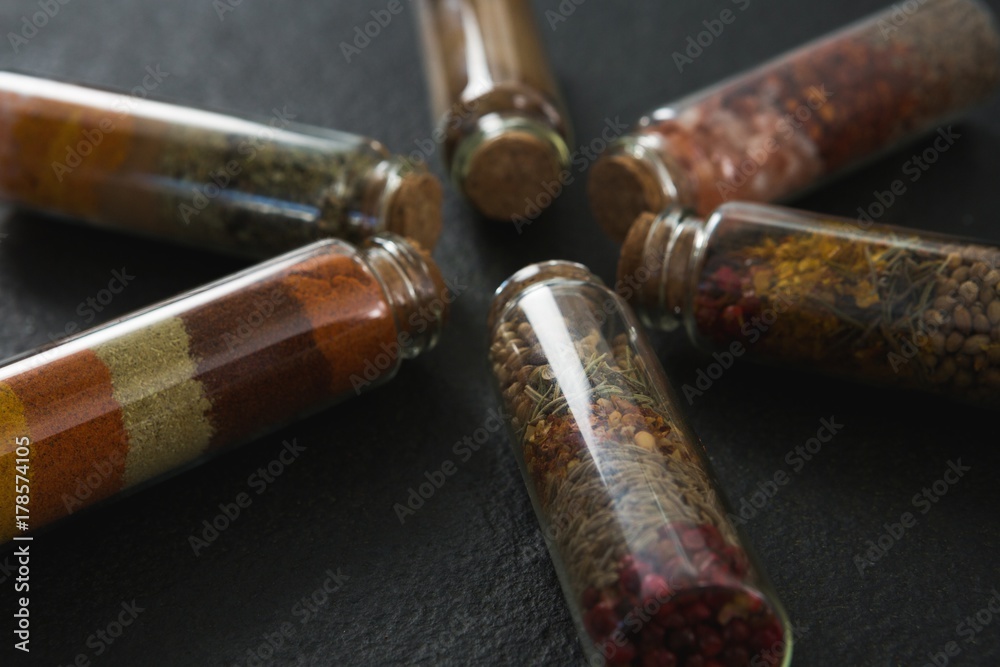 Obraz premium Bottles of various spices