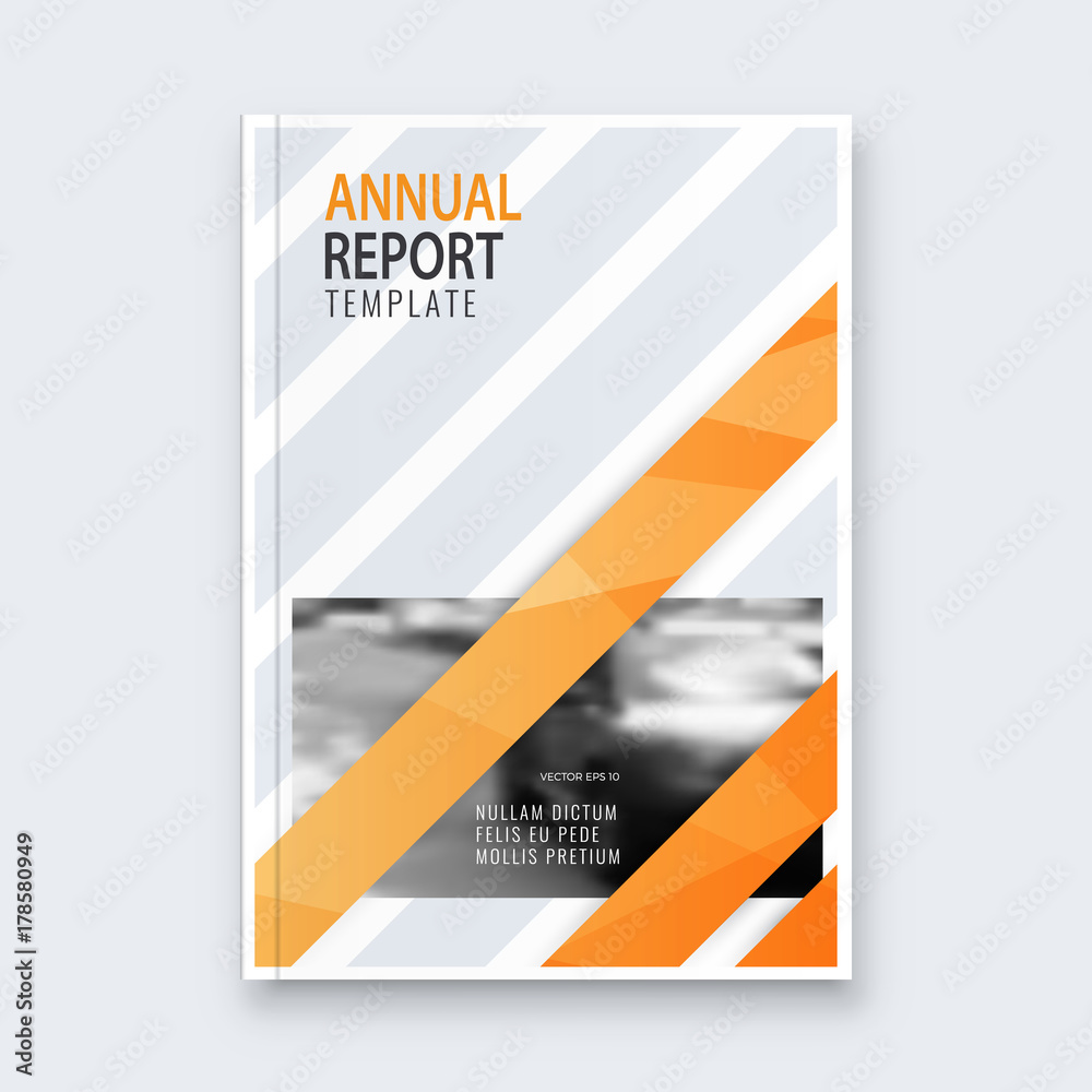 Fototapeta premium Abstract flyer design background. Brochure template.