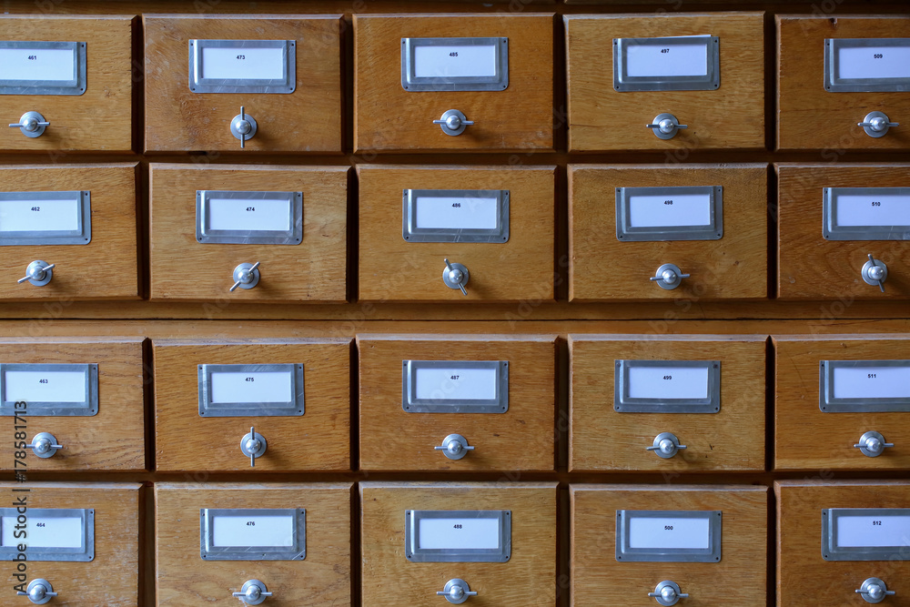 Library Cabinet.
