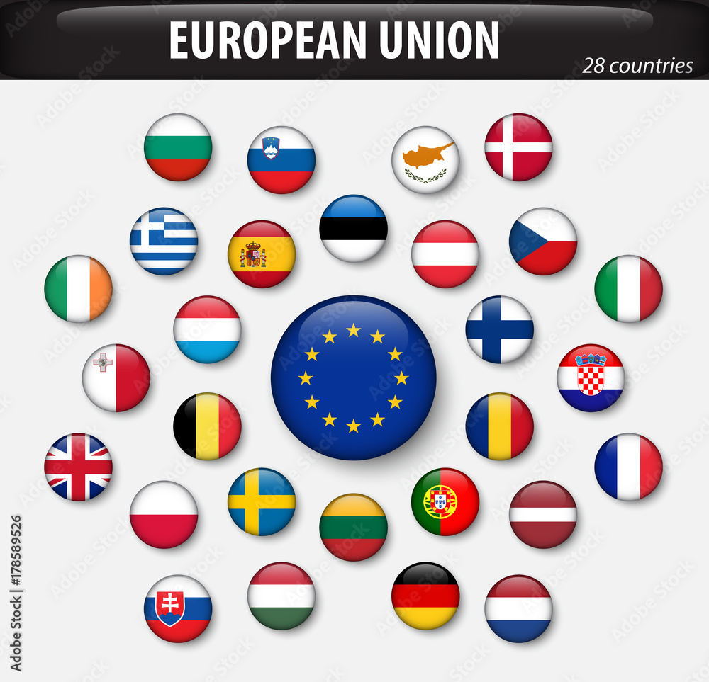 Flags of European Union and members Flags of European Union and members