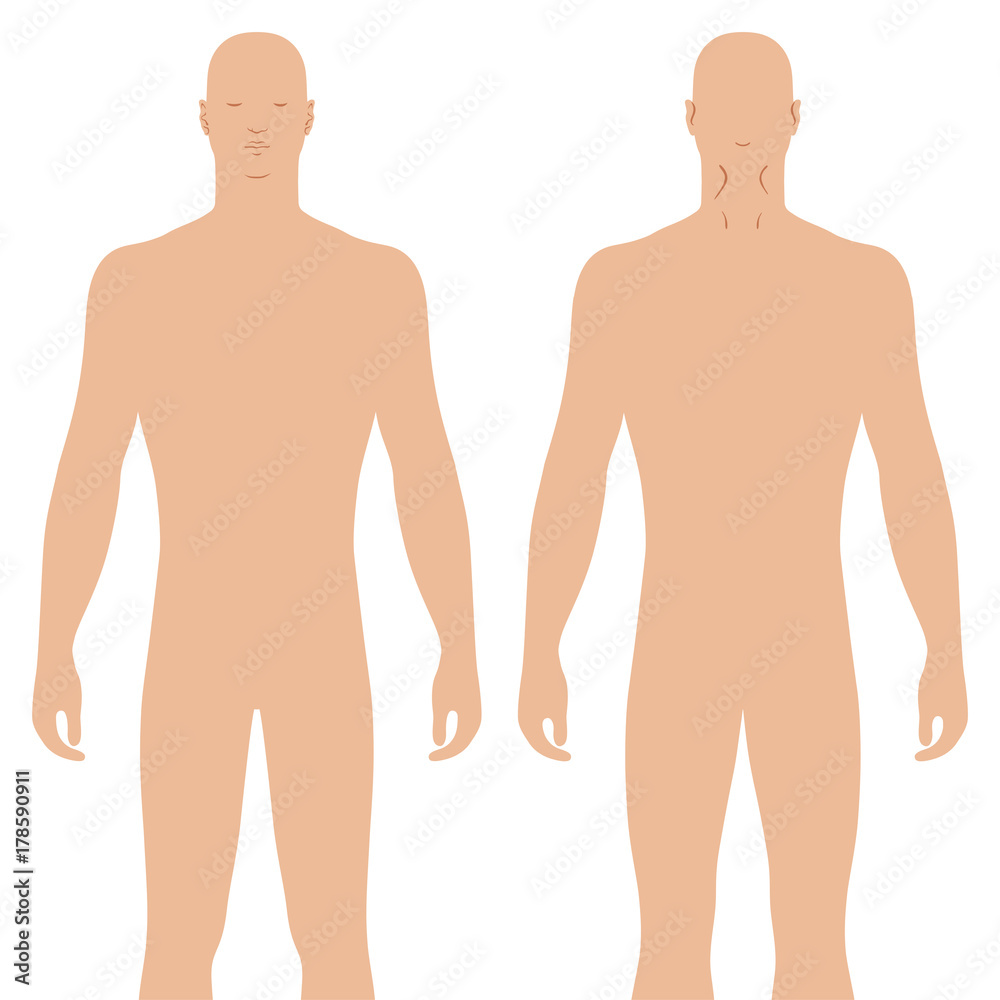 Fototapeta premium Fashion man figure