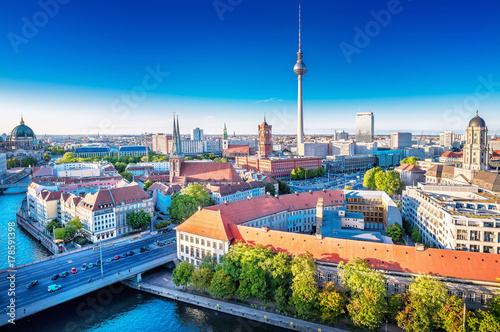 panoramic view at the berlin city center photo