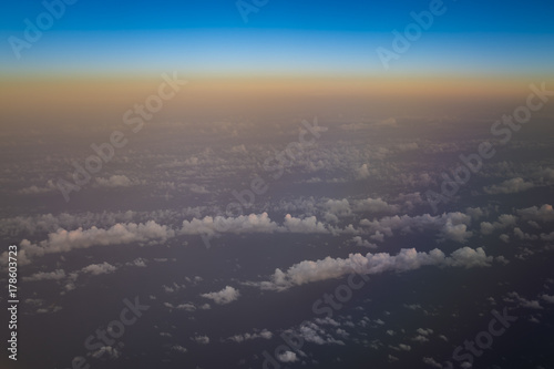 morning sky over the ocean