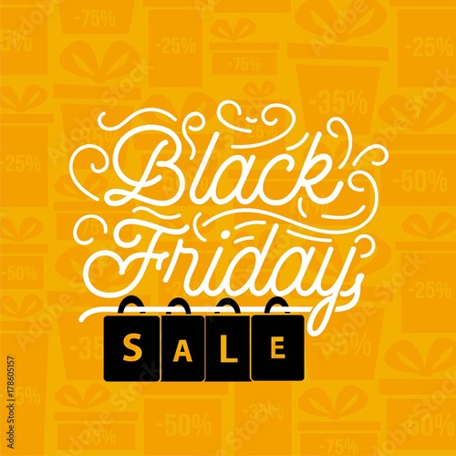 Wallpaper Mural Abstract vector black friday sale layout background. For art template design, list, page, mockup brochure style, banner, idea, cover, booklet, print, flyer, book, blank, card, ad, sign, poster, badge. Torontodigital.ca