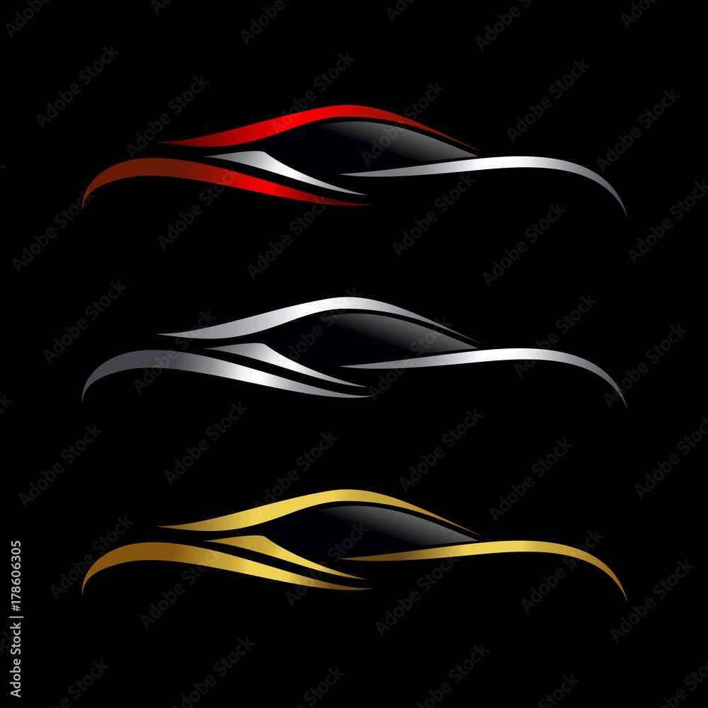 Elegant clean and simple car logo design template vector Stock Vector ...