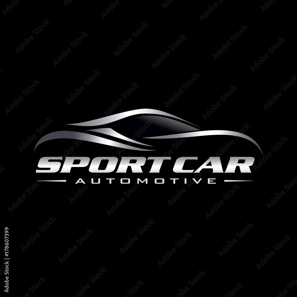 Elegant clean and simple car logo design template vector Elegant clean and simple car logo design template vector