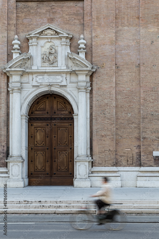 Imposing church door