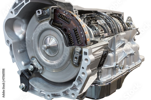 Cutaway transmission of the truck